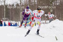 25.02.2015, Falun, Sweden (SWE): Ivan Babikov (CAN), Takatsugu Uda (JPN), Martin Moeller (DAN), (l-r)  - FIS nordic world ski championships, cross-country, 15km men, Falun (SWE). www.nordicfocus.com. © NordicFocus. Every downloaded picture is fee-liable.