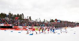 28.02.2015, Falun, Sweden (SWE):  women's start - FIS nordic world ski championships, cross-country, 30km women, Falun (SWE). www.nordicfocus.com. © NordicFocus. Every downloaded picture is fee-liable.