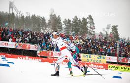 01.03.2015, Falun, Sweden (SWE): Anders Soedergren (SWE), Keishin Yoshida (JPN), (l-r)  - FIS nordic world ski championships, cross-country, 50km men, Falun (SWE). www.nordicfocus.com. © NordicFocus. Every downloaded picture is fee-liable.
