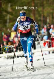 19.02.2015, Falun, Sweden (SWE): Anne Kylloenen (FIN) - FIS nordic world ski championships, cross-country, individual sprint, Falun (SWE). www.nordicfocus.com. © NordicFocus. Every downloaded picture is fee-liable.