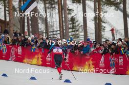 19.02.2015, Falun, Sweden (SWE): Justyna Kowalczyk (POL) - FIS nordic world ski championships, cross-country, individual sprint, Falun (SWE). www.nordicfocus.com. © NordicFocus. Every downloaded picture is fee-liable.