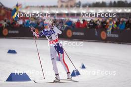 19.02.2015, Falun, Sweden (SWE): Sophie Caldwell (USA) - FIS nordic world ski championships, cross-country, individual sprint, Falun (SWE). www.nordicfocus.com. © NordicFocus. Every downloaded picture is fee-liable.