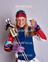 28.02.2015, Falun, Sweden (SWE): Therese Johaug (NOR) - FIS nordic world ski championships, cross-country, medals, Falun (SWE). www.nordicfocus.com. © NordicFocus. Every downloaded picture is fee-liable.
