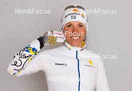 21.02.2015, Falun, Sweden (SWE): Charlotte Kalla (SWE) - FIS nordic world ski championships, cross-country, medals, Falun (SWE). www.nordicfocus.com. © NordicFocus. Every downloaded picture is fee-liable.