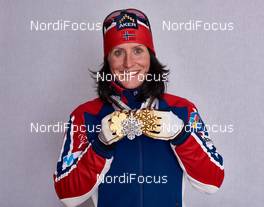 28.02.2015, Falun, Sweden (SWE): Marit Bjoergen (NOR) - FIS nordic world ski championships, cross-country, medals, Falun (SWE). www.nordicfocus.com. © NordicFocus. Every downloaded picture is fee-liable.