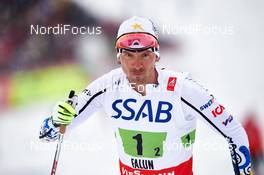 27.02.2015, Falun, Sweden (SWE): Johan Olsson (SWE) - FIS nordic world ski championships, cross-country, 4x10km men, Falun (SWE). www.nordicfocus.com. © NordicFocus. Every downloaded picture is fee-liable.