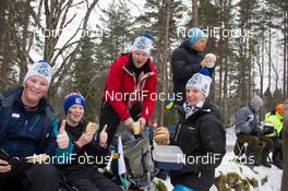 27.02.2015, Falun, Sweden (SWE): Fans along the cross country tracks in Falun - FIS nordic world ski championships, cross-country, 4x10km men, Falun (SWE). www.nordicfocus.com. © NordicFocus. Every downloaded picture is fee-liable.