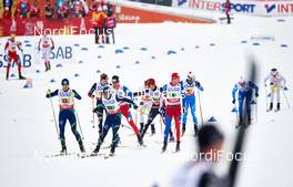 27.02.2015, Falun, Sweden (SWE): second handover - FIS nordic world ski championships, cross-country, 4x10km men, Falun (SWE). www.nordicfocus.com. © NordicFocus. Every downloaded picture is fee-liable.
