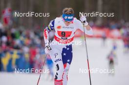 26.02.2015, Falun, Sweden (SWE): Sadie Bjornsen (USA) - FIS nordic world ski championships, cross-country, 4x5km women, Falun (SWE). www.nordicfocus.com. © NordicFocus. Every downloaded picture is fee-liable.