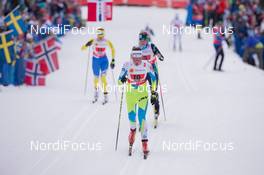 26.02.2015, Falun, Sweden (SWE): Anamarija Lampic (SLO) - FIS nordic world ski championships, cross-country, 4x5km women, Falun (SWE). www.nordicfocus.com. © NordicFocus. Every downloaded picture is fee-liable.