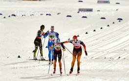 26.02.2015, Falun, Sweden (SWE): Stefanie Boehler (GER), Victoria Carl (GER), (l-r)  - FIS nordic world ski championships, cross-country, 4x5km women, Falun (SWE). www.nordicfocus.com. © NordicFocus. Every downloaded picture is fee-liable.