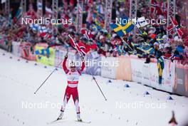 26.02.2015, Falun, Sweden (SWE): Marit Bjoergen (NOR) - FIS nordic world ski championships, cross-country, 4x5km women, Falun (SWE). www.nordicfocus.com. © NordicFocus. Every downloaded picture is fee-liable.