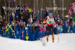 26.02.2015, Falun, Sweden (SWE): Stefanie Boehler (GER) - FIS nordic world ski championships, cross-country, 4x5km women, Falun (SWE). www.nordicfocus.com. © NordicFocus. Every downloaded picture is fee-liable.