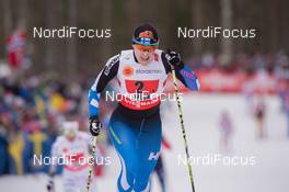 26.02.2015, Falun, Sweden (SWE): Aino-Kaisa Saarinen (FIN) - FIS nordic world ski championships, cross-country, 4x5km women, Falun (SWE). www.nordicfocus.com. © NordicFocus. Every downloaded picture is fee-liable.