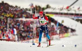 26.02.2015, Falun, Sweden (SWE): Alevtina Tanygina (RUS) - FIS nordic world ski championships, cross-country, 4x5km women, Falun (SWE). www.nordicfocus.com. © NordicFocus. Every downloaded picture is fee-liable.
