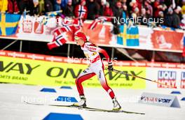 26.02.2015, Falun, Sweden (SWE): Ewelina Marcisz (POL) - FIS nordic world ski championships, cross-country, 4x5km women, Falun (SWE). www.nordicfocus.com. © NordicFocus. Every downloaded picture is fee-liable.