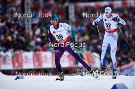 21.02.2015, Falun, Sweden (SWE): Keishin Yoshida (JPN), Aivar Rehemaa (EST), (l-r)  - FIS nordic world ski championships, cross-country, skiathlon men, Falun (SWE). www.nordicfocus.com. © NordicFocus. Every downloaded picture is fee-liable.