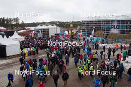 21.02.2015, Falun, Sweden (SWE): The spectators walk into the stadium - FIS nordic world ski championships, cross-country, skiathlon women, Falun (SWE). www.nordicfocus.com. © NordicFocus. Every downloaded picture is fee-liable.