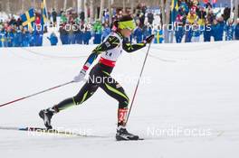 21.02.2015, Falun, Sweden (SWE): Anouk Faivre Picon (FRA) - FIS nordic world ski championships, cross-country, skiathlon women, Falun (SWE). www.nordicfocus.com. © NordicFocus. Every downloaded picture is fee-liable.