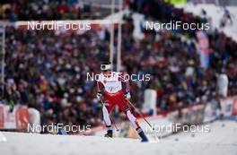 21.02.2015, Falun, Sweden (SWE): Marit Bjoergen (NOR) - FIS nordic world ski championships, cross-country, skiathlon women, Falun (SWE). www.nordicfocus.com. © NordicFocus. Every downloaded picture is fee-liable.