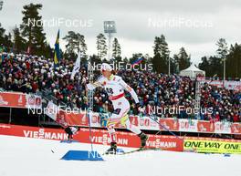 21.02.2015, Falun, Sweden (SWE): Perianne Jones (CAN) - FIS nordic world ski championships, cross-country, skiathlon women, Falun (SWE). www.nordicfocus.com. © NordicFocus. Every downloaded picture is fee-liable.