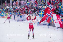 21.02.2015, Falun, Sweden (SWE): Therese Johaug (NOR) - FIS nordic world ski championships, cross-country, skiathlon women, Falun (SWE). www.nordicfocus.com. © NordicFocus. Every downloaded picture is fee-liable.