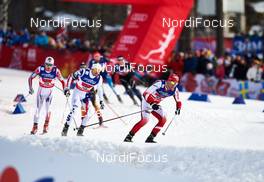 22.02.2015, Falun, Sweden (SWE): Andrew Newell (USA), Maciej Kreczmer (POL), (l-r)  - FIS nordic world ski championships, cross-country, team sprint, Falun (SWE). www.nordicfocus.com. © NordicFocus. Every downloaded picture is fee-liable.
