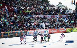 22.02.2015, Falun, Sweden (SWE): women's start - FIS nordic world ski championships, cross-country, team sprint, Falun (SWE). www.nordicfocus.com. © NordicFocus. Every downloaded picture is fee-liable.