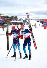 22.02.2015, Falun, Sweden (SWE): Alexey Petukhov (RUS), Nikita Kriukov (RUS), (l-r)  - FIS nordic world ski championships, cross-country, team sprint, Falun (SWE). www.nordicfocus.com. © NordicFocus. Every downloaded picture is fee-liable.