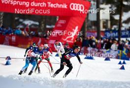 22.02.2015, Falun, Sweden (SWE): Alexey Petukhov (RUS), Roman Schaad (SUI), (l-r)  - FIS nordic world ski championships, cross-country, team sprint, Falun (SWE). www.nordicfocus.com. © NordicFocus. Every downloaded picture is fee-liable.