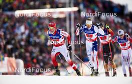 22.02.2015, Falun, Sweden (SWE): Maciej Kreczmer (POL), Andrew Newell (USA), Thomas Bing (GER), (l-r)  - FIS nordic world ski championships, cross-country, team sprint, Falun (SWE). www.nordicfocus.com. © NordicFocus. Every downloaded picture is fee-liable.