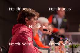 18.02.2015, Falun, Sweden (SWE): Sarah Lewis (GBR) FIS secretary general - FIS nordic world ski championships, cross-country, training, Falun (SWE). www.nordicfocus.com. © NordicFocus. Every downloaded picture is fee-liable.