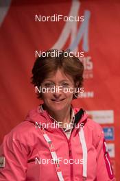 18.02.2015, Falun, Sweden (SWE): Sarah Lewis (FIS) FIS secretary general - FIS nordic world ski championships, cross-country, training, Falun (SWE). www.nordicfocus.com. © NordicFocus. Every downloaded picture is fee-liable.