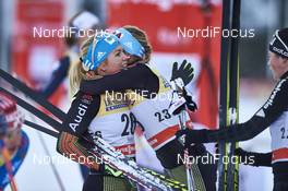 29.11.2015, Ruka, Finland (FIN): Sandra Ringwald (GER), Nicole Fessel (GER), (l-r)  - FIS world cup cross-country, 10km women, Ruka (FIN). www.nordicfocus.com. © Felgenhauer/NordicFocus. Every downloaded picture is fee-liable.