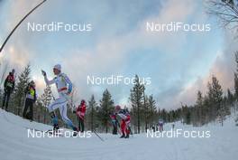 29.11.2015, Ruka, Finland (FIN): Martin Johansson (SWE), Didrik Toenseth (NOR), (l-r)  - FIS world cup cross-country, 15km men, Ruka (FIN). www.nordicfocus.com. © Modica/NordicFocus. Every downloaded picture is fee-liable.