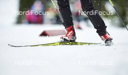 28.11.2015, Ruka, Finland (FIN): Alpina boots on Fischer skis   - FIS world cup cross-country, training, Ruka (FIN). www.nordicfocus.com. © Felgenhauer/NordicFocus. Every downloaded picture is fee-liable.