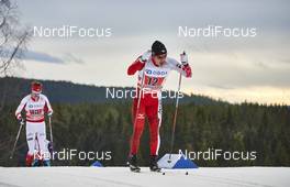 06.12.2015, Lillehammer, Norway (NOR): Maciej Starega (POL), Hiroyuki Miyazawa (JPN), (l-r)  - FIS world cup cross-country, 4x10km men, Lillehammer (NOR). www.nordicfocus.com. © Felgenhauer/NordicFocus. Every downloaded picture is fee-liable.