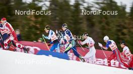 06.12.2015, Lillehammer, Norway (NOR): the men's start   - FIS world cup cross-country, 4x10km men, Lillehammer (NOR). www.nordicfocus.com. © Felgenhauer/NordicFocus. Every downloaded picture is fee-liable.