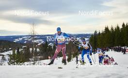 06.12.2015, Lillehammer, Norway (NOR): Sergey Turyshev (RUS), Perttu Hyvarinen (FIN), (l-r)  - FIS world cup cross-country, 4x10km men, Lillehammer (NOR). www.nordicfocus.com. © Felgenhauer/NordicFocus. Every downloaded picture is fee-liable.