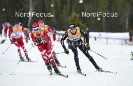 05.12.2015, Lillehammer, Norway (NOR): Graeme Killick (CAN), Dario Cologna (SUI), (l-r)  - FIS world cup cross-country, skiathlon men, Lillehammer (NOR). www.nordicfocus.com. © Felgenhauer/NordicFocus. Every downloaded picture is fee-liable.
