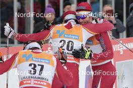 05.12.2015, Lillehammer, Norway (NOR): Devon Kershaw (CAN), Graeme Killick (CAN), (l-r)  - FIS world cup cross-country, skiathlon men, Lillehammer (NOR). www.nordicfocus.com. © Modica/NordicFocus. Every downloaded picture is fee-liable.