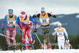 05.12.2015, Lillehammer, Norway (NOR): Stanislav Volzhentsev (RUS), Tim Tscharnke (GER), (l-r)  - FIS world cup cross-country, skiathlon men, Lillehammer (NOR). www.nordicfocus.com. © Felgenhauer/NordicFocus. Every downloaded picture is fee-liable.