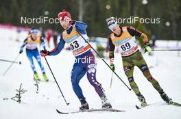 05.12.2015, Lillehammer, Norway (NOR): Noah Hoffman (USA), Sebastian Eisenlauer (GER), (l-r)  - FIS world cup cross-country, skiathlon men, Lillehammer (NOR). www.nordicfocus.com. © Felgenhauer/NordicFocus. Every downloaded picture is fee-liable.