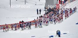 05.12.2015, Lillehammer, Norway (NOR): the men's start   - FIS world cup cross-country, skiathlon men, Lillehammer (NOR). www.nordicfocus.com. © Felgenhauer/NordicFocus. Every downloaded picture is fee-liable.