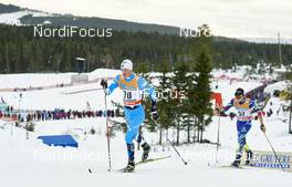 05.12.2015, Lillehammer, Norway (NOR): Raido Rankel (EST), Clement Parisse (FRA), (l-r)  - FIS world cup cross-country, skiathlon men, Lillehammer (NOR). www.nordicfocus.com. © Felgenhauer/NordicFocus. Every downloaded picture is fee-liable.
