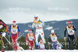 05.12.2015, Lillehammer, Norway (NOR): Johan Hoel (NOR), Anders Svanebo (SWE), Jonas Baumann (SUI), (l-r)  - FIS world cup cross-country, skiathlon men, Lillehammer (NOR). www.nordicfocus.com. © Felgenhauer/NordicFocus. Every downloaded picture is fee-liable.