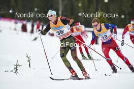 05.12.2015, Lillehammer, Norway (NOR): Tim Tscharnke (GER), Mathias Rundgreen (NOR), (l-r)  - FIS world cup cross-country, skiathlon men, Lillehammer (NOR). www.nordicfocus.com. © Felgenhauer/NordicFocus. Every downloaded picture is fee-liable.