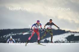 05.12.2015, Lillehammer, Norway (NOR): Maria Udnes Nakstad (NOR), Monique Siegel (GER), (l-r)  - FIS world cup cross-country, skiathlon women, Lillehammer (NOR). www.nordicfocus.com. © Felgenhauer/NordicFocus. Every downloaded picture is fee-liable.