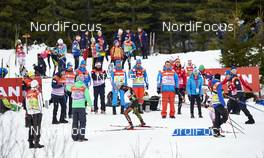 05.12.2015, Lillehammer, Norway (NOR): Nicole Fessel (GER),  passes coaches  - FIS world cup cross-country, skiathlon women, Lillehammer (NOR). www.nordicfocus.com. © Felgenhauer/NordicFocus. Every downloaded picture is fee-liable.