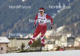 12.12.2015, Davos, Switzerland (SUI): Emily Nishikawa (CAN) - FIS world cup cross-country, 15km women, Davos (SUI). www.nordicfocus.com. © Felgenhauer/NordicFocus. Every downloaded picture is fee-liable.